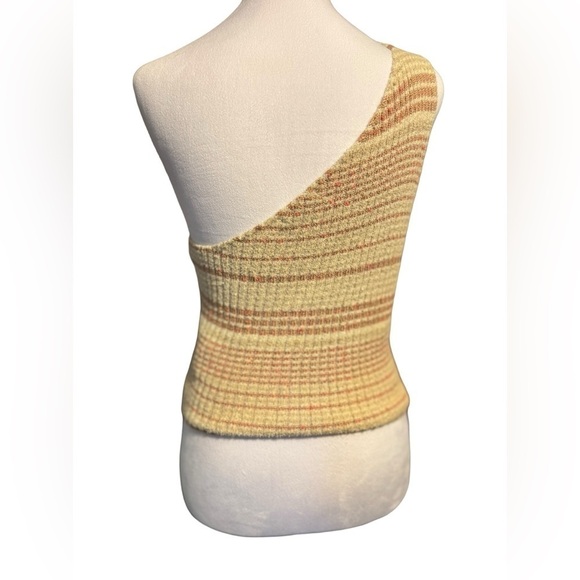 Urban Outfitters 1  Shoulder Cropped Tank Top - Picture 2 of 6